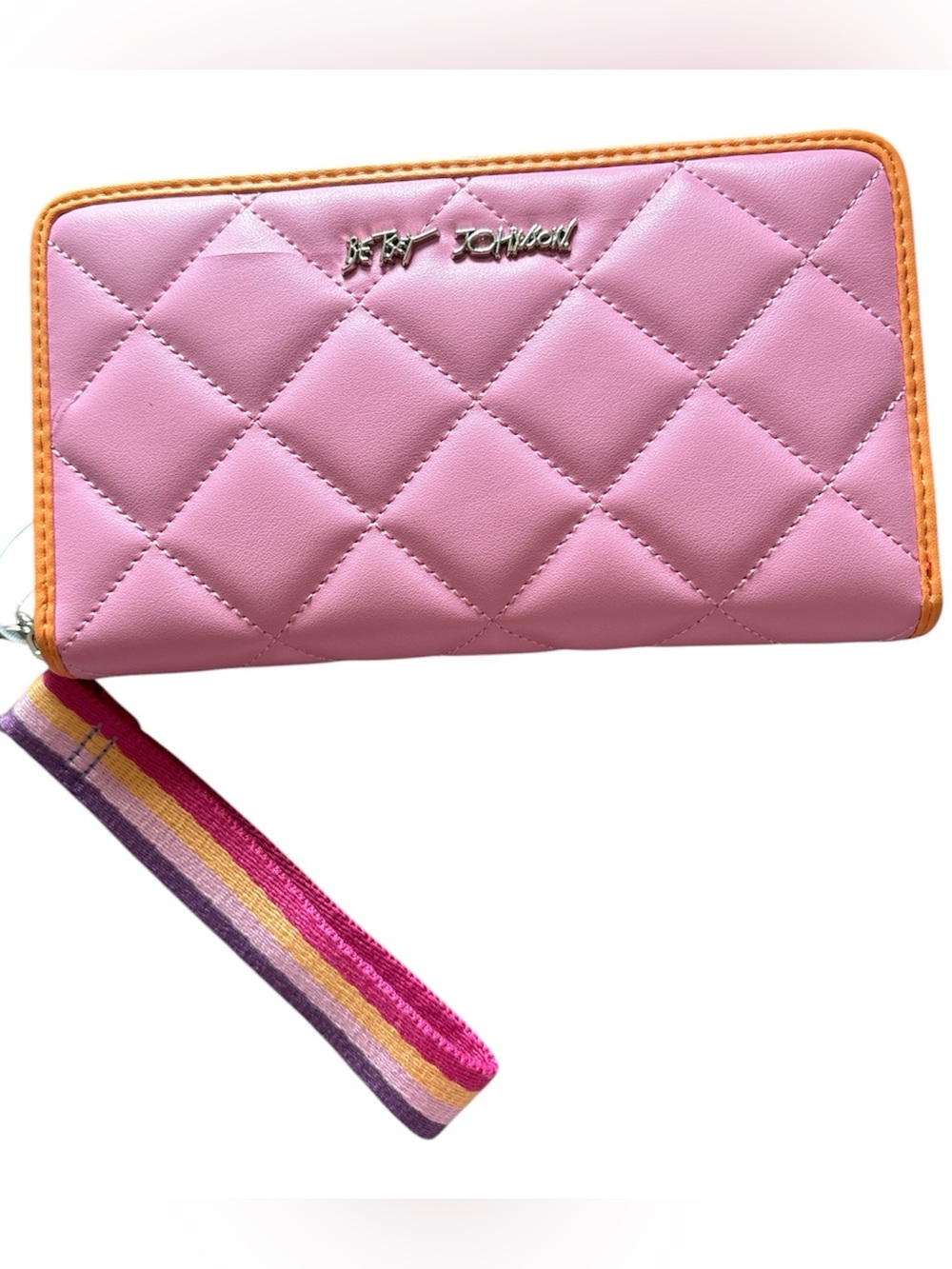 ⭐️ NWT Betsey Johnson pink large wallet - with small FLAWS